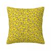 Yellow Classic Rubber Duck Square Pillowcase Pillow Cover Polyester Cushion Zip Decorative Comfort Throw Pillow for Home Car