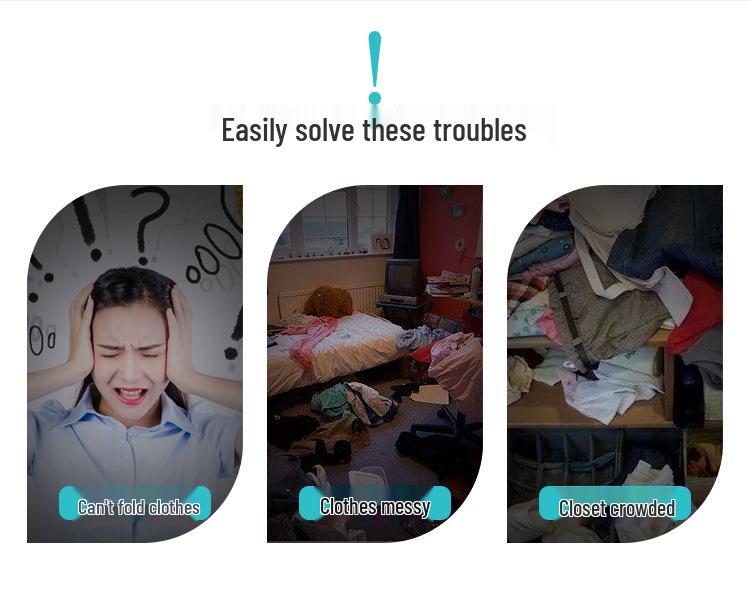 Lazy PP Schnellfaltbrett - Einfaches Kleiderfalten Kunststoffwerkzeug