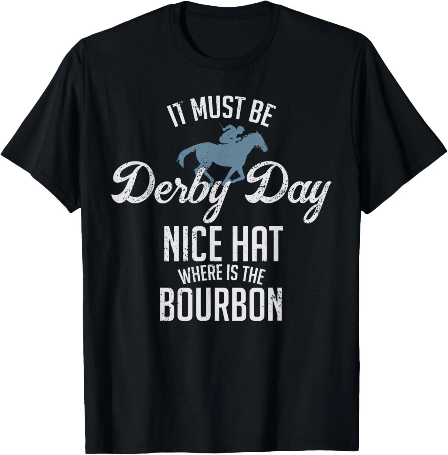 Funny Derby Day and Mint Juleps_ Kentucky Horse Racing Gift Unisex T-Shirt 4XL