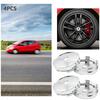 4pcs Universal Plastic 60mm- 56mm Silver Car Rims Alloy Wheel Center Hub Centre Cap Decor Car Accessories Wholesale NEW