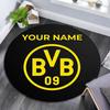Custom Name,BVB Pattern Round rug,Carpet Rug for Living Room Bedroom Playroom ,Non-slip Floor Mat,Holiday Gifts and Birthday Gifts.