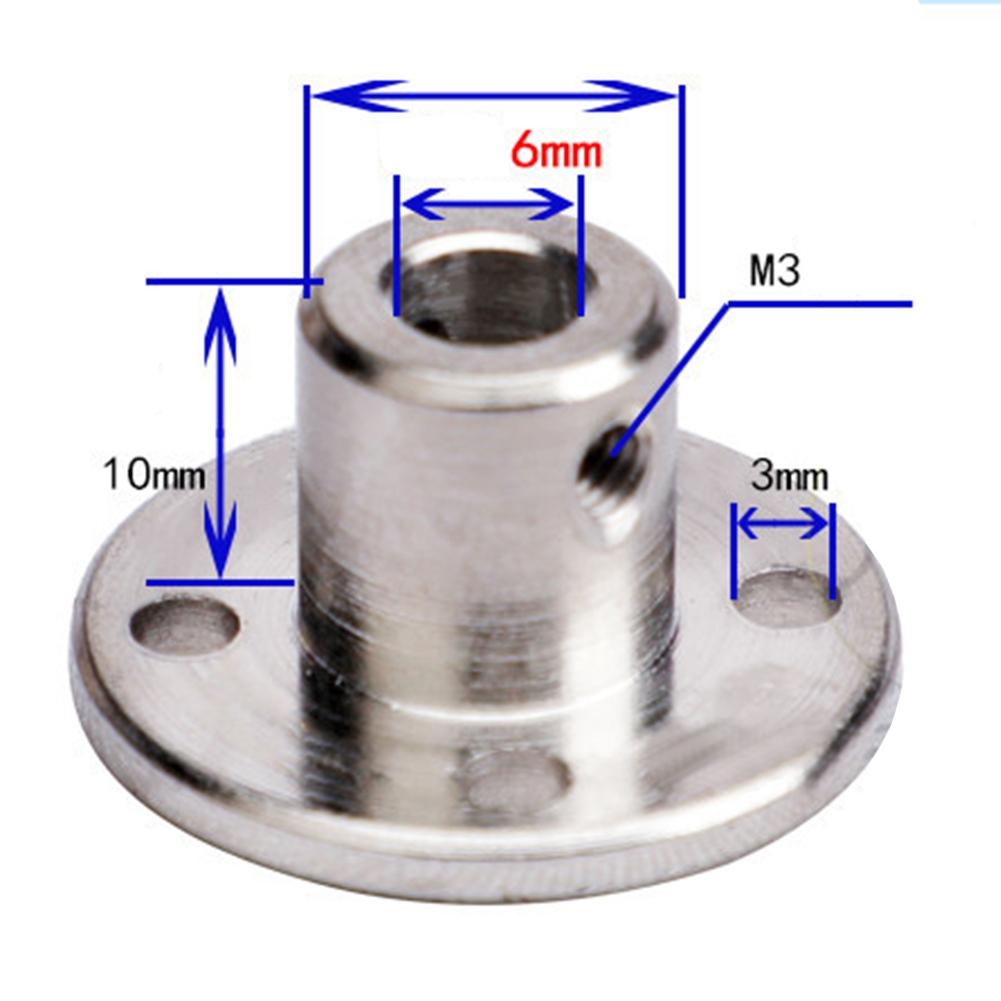Power Tools Flange Coupling 4pcs 6mm Inner Diameter