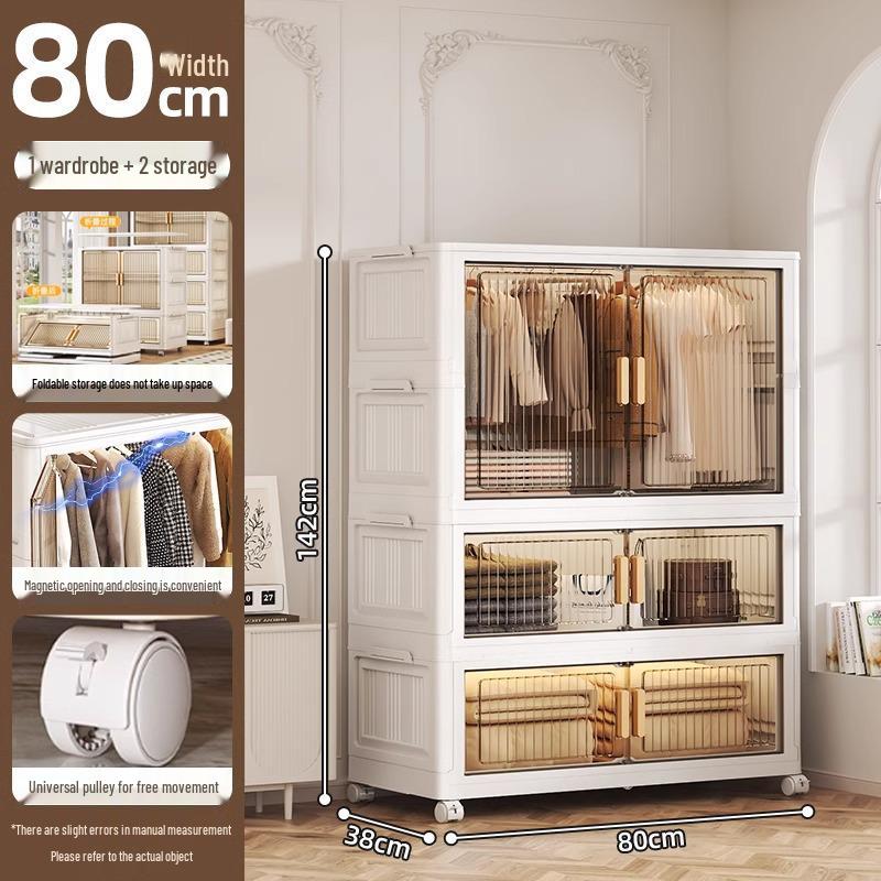 Younai Hängender Kleiderschrank für Kinder: Kleiderschrank für Babykleidung für das Schlafzimmer