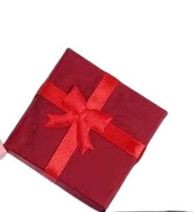 

4 * 4 Cover Ring Box Jewelry Packaging Box One Size красный