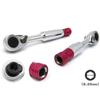 Professional CR-V Torque Ratchet Wrench 72 Teeth 2-in-1 1/4'' Socket Wrench 85mm/100mm Hand Repair Tool Vehicle Bicycle Bike