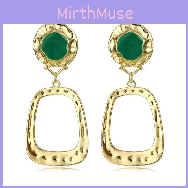 Geometric Chic Alloy Earrings For Women Fashionable And Jewelry Minimalist