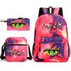 New Hacker Junior Starry Sky School Bag Three-piece Set 10 Heat Transfer Personalized Backpack Leisure Bag