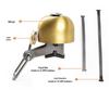 Retro Copper Mountain Bike Bell - Super Loud Universal Cycling Accessory for Bikes and Scooters