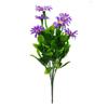 5 Bündel UV-beständige künstliche Gänseblümchen, Plastikblumen, künstliche Gänseblümchen, Kunstpflanzen für den Außenbereich, für Zuhause, Fensterkasten, Garten, Pflanzgefäß, Innen- und Außendekoration