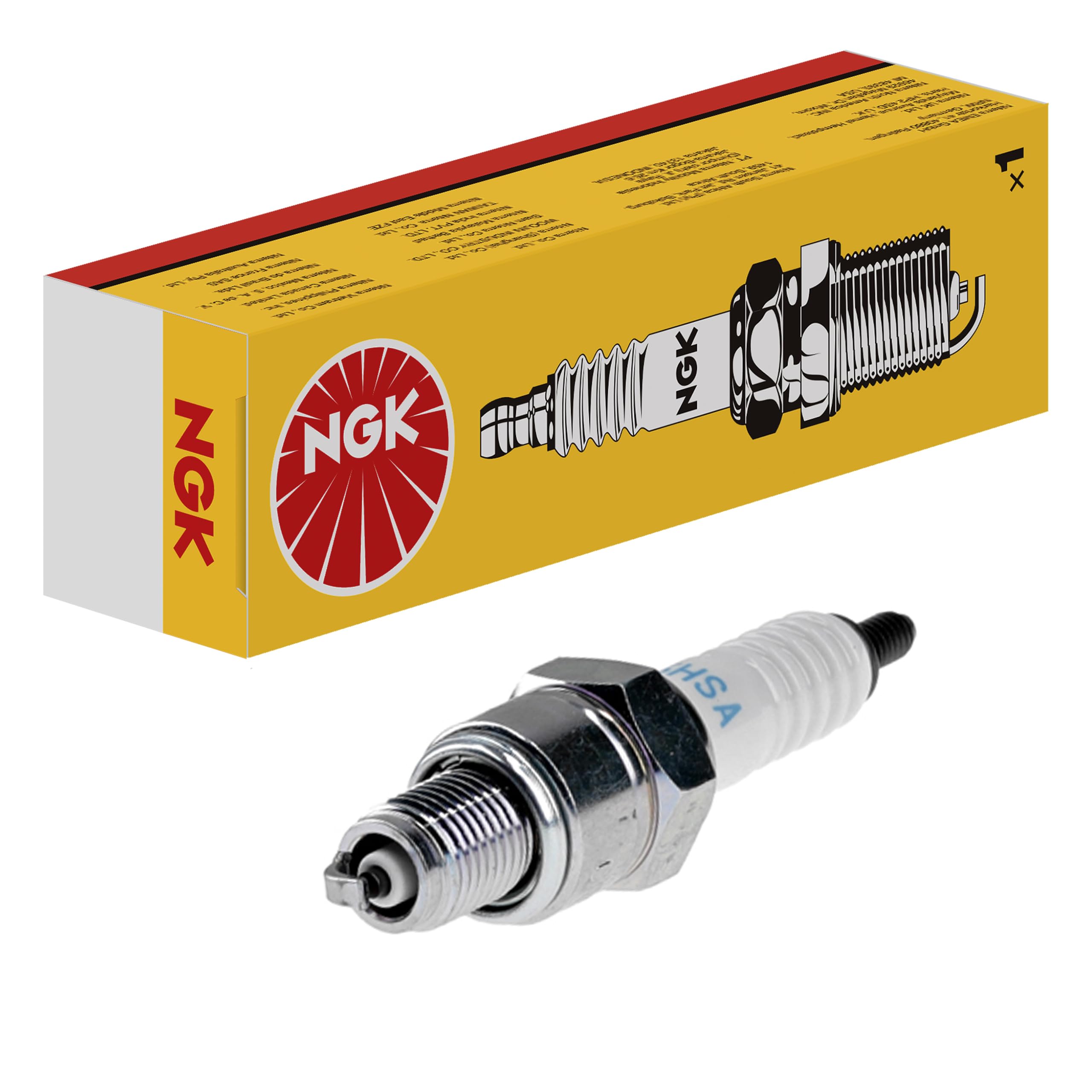 

NGK (2430) CR4HSA Standard Spark Plug, Pack of 1