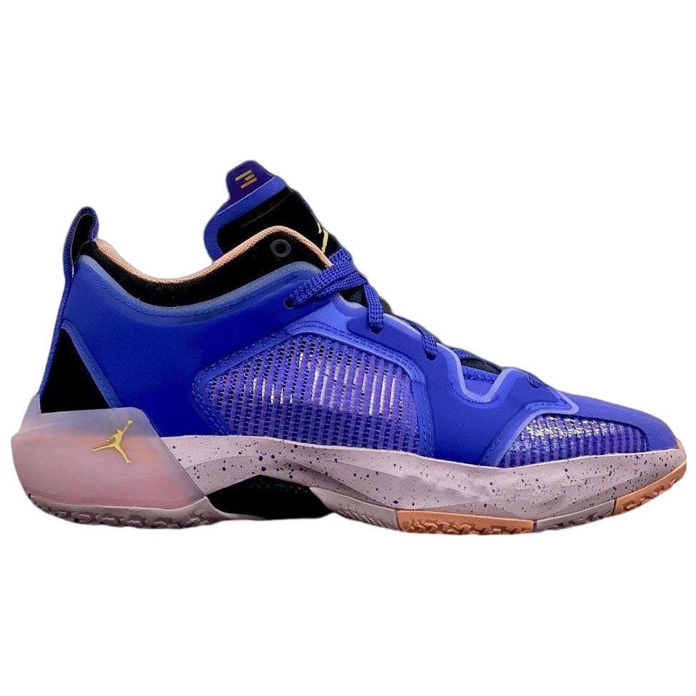 Air Jordan 37 Low Till Dawn Men Sneakers Blue Lapis Saturn-Gold DQ4122-400