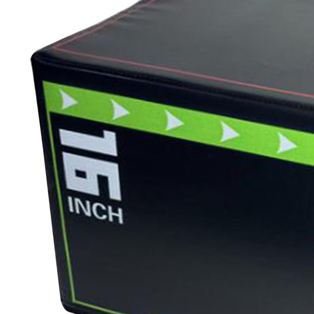 Sprungbox Agility Box Fitness Plyometrisch Plyo Box 3 in 1 für Ausfallschritte Heim-Fitnessstudio Konditionstraining, 40cmx30cmx35cm