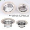 Sewer Bathroom Fitting Prevent Backflow Toilet Odor Stopper Anti-blocking Cover Toilet Deodorant Stopper Anti-smell Plug