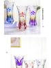 Luxuriöse, leicht transparente Glasvase für frische Blumenarrangements – Kreative hydroponische Heimdekoration