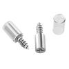 100Pcs Multifunction Metal Shelf Support Nails Anti-Slip Rubber Sleeve Self-Tapping Screws  Shelves