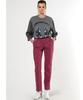 GREEDILOUS Pink Houndtooth Check Trousers