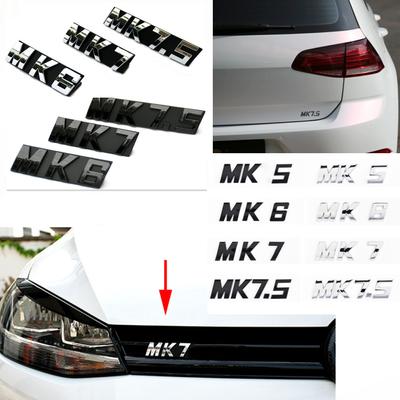 Autocollants de calandre avant de voiture pour VW G-OLF 6 7 MK6 MK7 MK7.5 2008-2018 accessoires de style de voiture