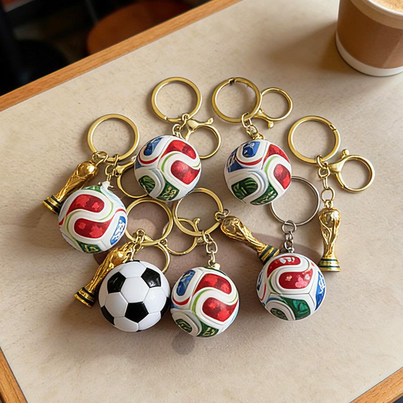 2026 FIFA World Cup Trophy Keychain Souvenir—A Perfect Gift for Male and Female Soccer Fans, Bag Charm