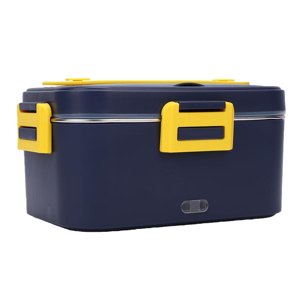 Electric Lunch Box Portable Lunch Warmer Stainless Steel Food Container Leakproof for Car Home Office Use Purple Yellow