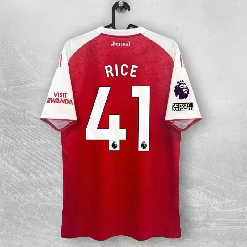 Arsenal Hazai Futballmez ''-'' Szurkolói Kiadás Egyedi Név Szám Rövid Ujjú Futball Szett Férfi Női
