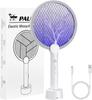 2-in-1 electric mosquito swatter, USB charging mosquito killer, efficient electric mosquito swatter for gardens and courtyards