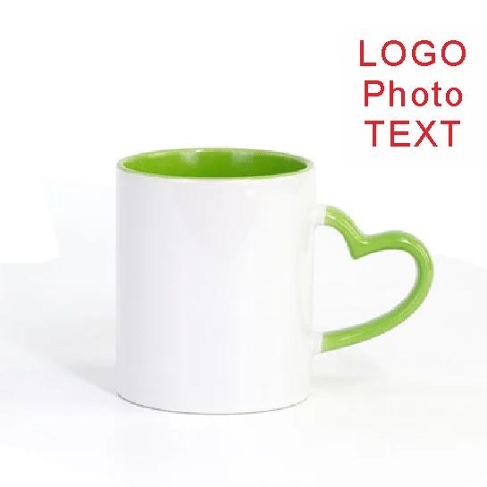 12oz Keramiktasse Druck Bild Foto LOGO Text DIY Kundenspezifisch 350ML Personalisierte Kaffee Milch Tasse Kreatives Geschenk Niedliches Geschenk