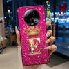 Black Case For BLU Bold K50 Soft Silicone Shockproof Protective Casing For BLU Bold K50 New Luxurious Crown Letter Back Cover