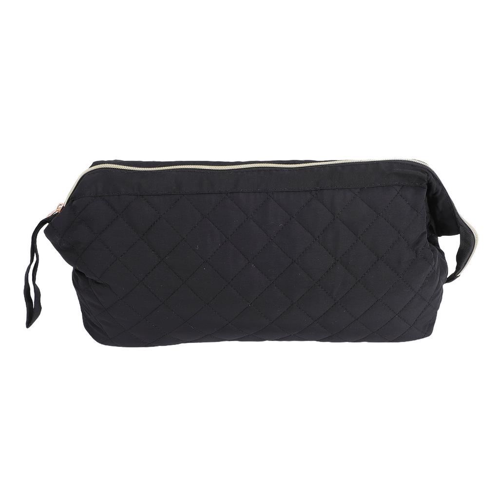 Hairdryer Storage Bag Wide Opening Oxford Fabric Straightener Curling Iron Hair Styling Tools Pouch Black