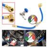 Car Air Conditioning R134A Refrigerants Recharge Hose with Pressure Gauge 100PSI Measuring Kit Car Accessories