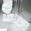 Mat Set Water Absorbent Rug Non Decorations Breathable Bath Washable Soft Pedestal for