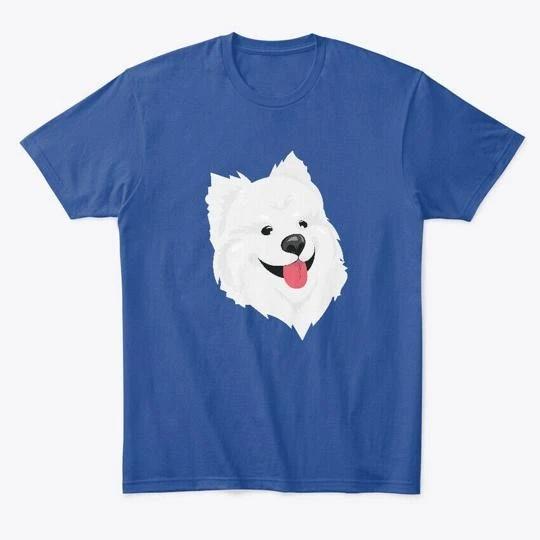 

Samoyed Head Solo T shirt Made in the USA Size S to 5XL S