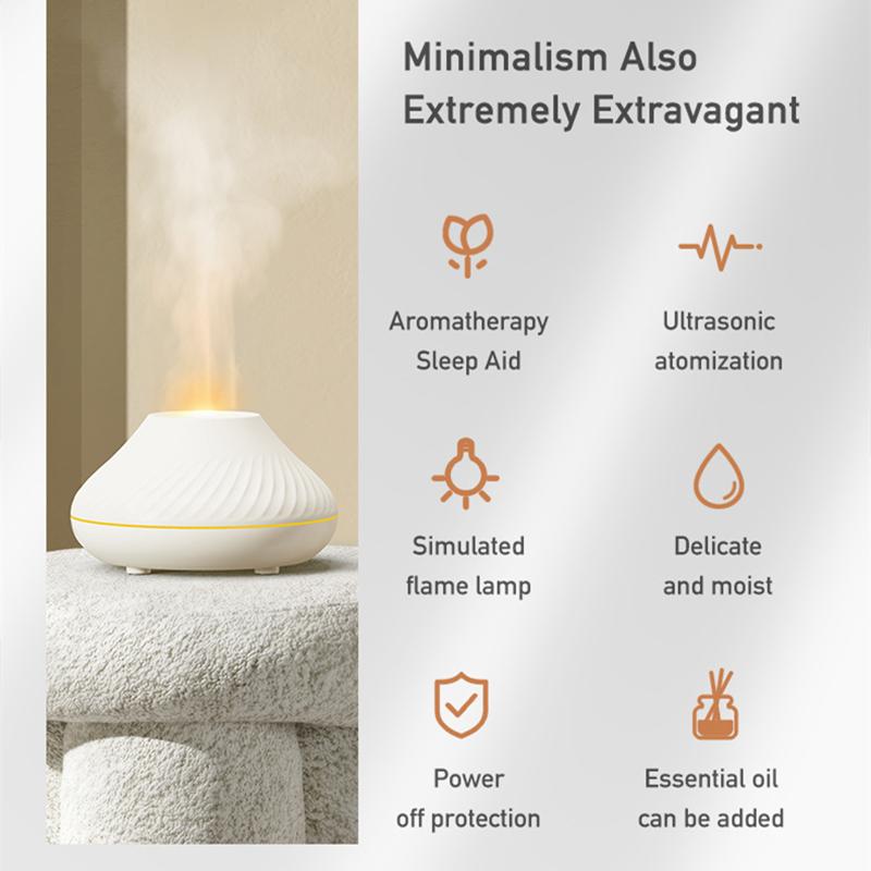 3D Bunte Flamme Luftbefeuchter USB Auto Aromatherapie Luftbefeuchter Diffusoren Tragbare Diffusor Ätherische Öle für Home Raum Duft