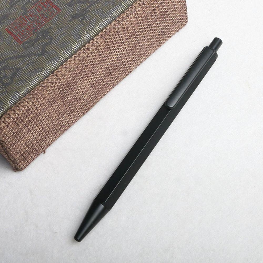 All Metal Ballpoint Pen Press Type Writing Pen Refillable Executive Pen  School Office