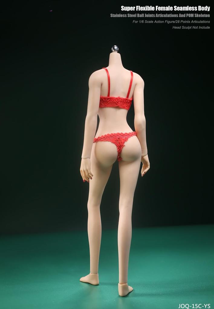 Scale Action Figure JOA Seamless Beautiful Girl Female Body and Weapon Not [TOYBARJAPAN] 1/6 JOQ-15C Ultra-Flexible Body, Mid-Bust, Bikini-Included