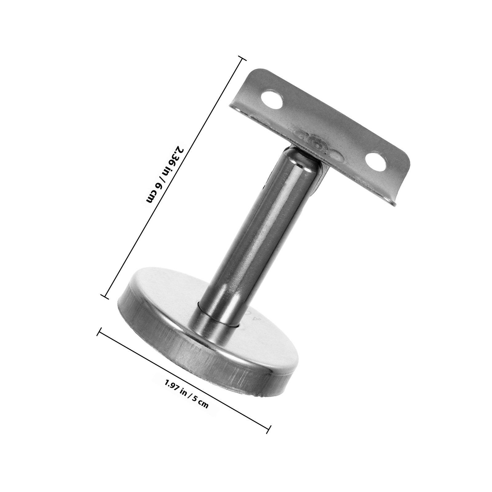 

Stainless Steel Handrail Fitting Wall Mounted Rail Bracket Stable Support for Indoor Outdoor Stairs Balcony Handrail Clamp