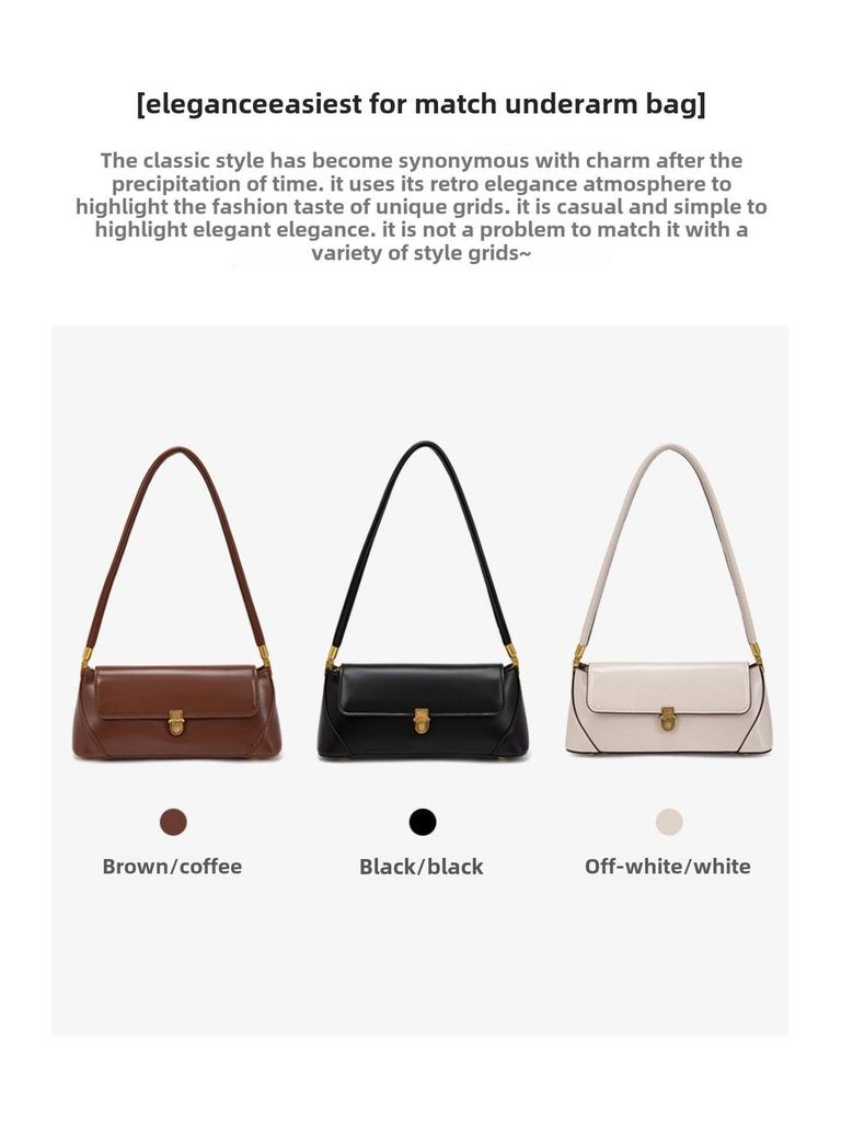 Geantă de umăr baguette trendy de nișă franțuzească pentru damă 2025