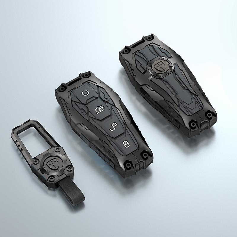 Galvanized Alloy Silicone Car Smart Remote Key Case Cover For BYD Song Pro Tang Dmi QIn PLUS MAX Yuan EV Dolphin Seagull