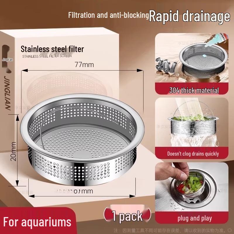 

304 Stainless Steel Kitchen Sink Strainer
