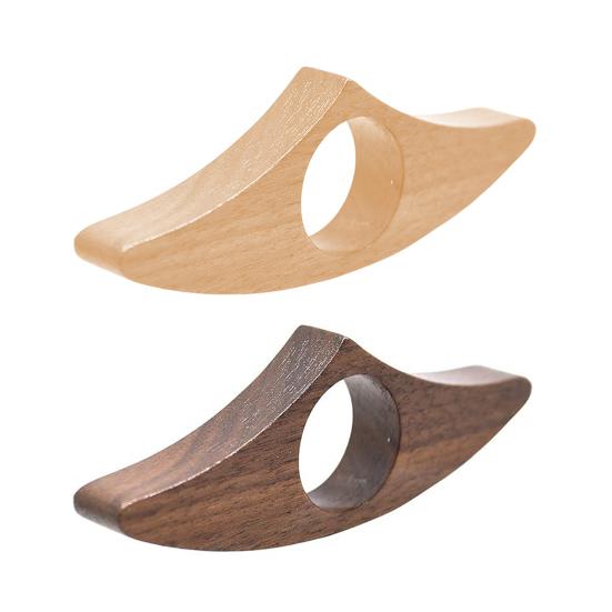 Wooden Book Page Holder Handmade Book Opener Thumb Ring Bookmark Reading Book Accessories Teachers Students Book Lovers Bookworms Gift