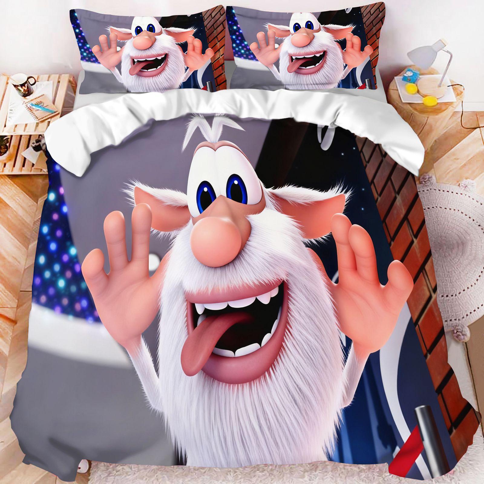 Booba multfilmas bērnu gultasveļas komplekts 3D
