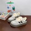 2025 Spring Thick-soled Heightening Little White Shoes Women's New Retro Soft-soled German Training Casual Versatile Ins Sports Shoes