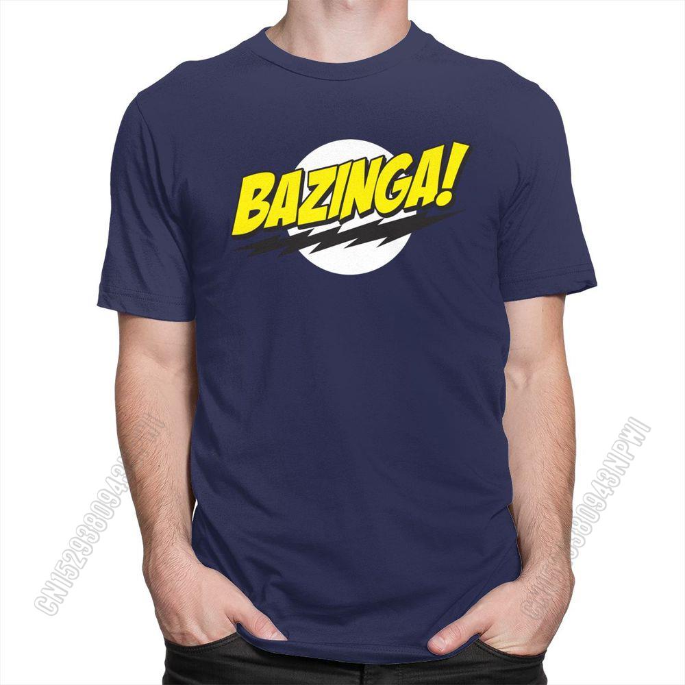 

Футболка Bazinga The Big Bang Theory для мужчин, 100% хлопок, красивая футболка Sheldon Cooper M