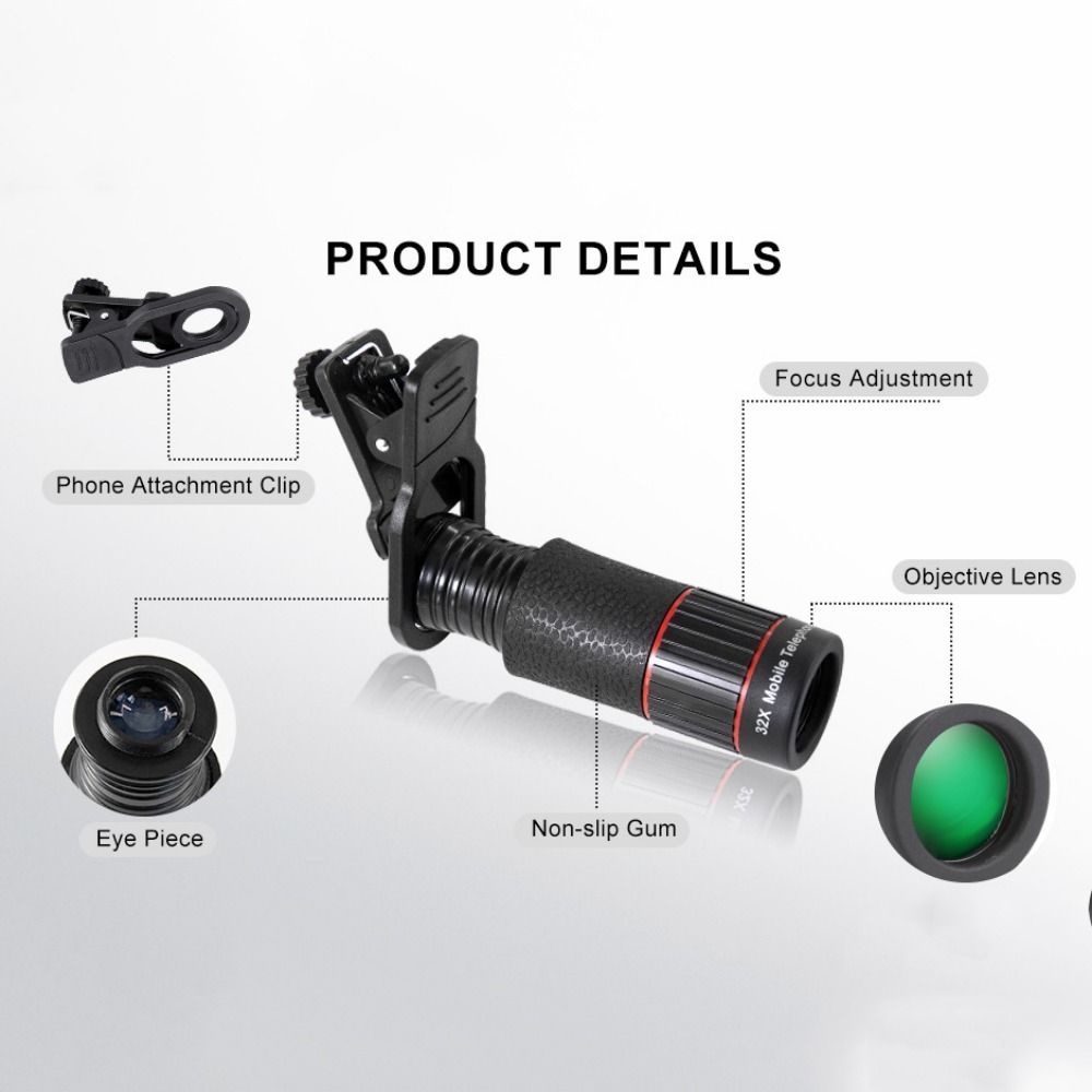 Monocular Monocular Zoom Cell Phone Lens Universal Mobile Phone Lenses  Smartphone