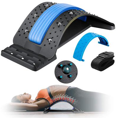 Alongador de Costas Magnetoterapia Massageador Ajustável de Múltiplos Níveis Cintura Pescoço Fitness Suporte Lombar Coluna Cervical Alívio da Dor