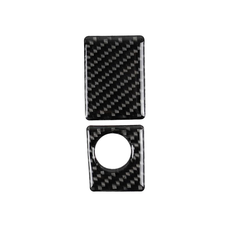 Carbon Fiber Car Accessories Dashboard Storage Switch Modified Interior Cover Sticker Trim For Lexus IS250 IS350 300H 2013-