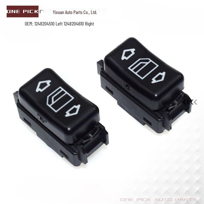 Left and Right Mercedes-Benz Window Regulator Switch (1248204510, 1248204610)