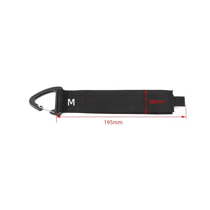 Hanging Carabiner Heavy Strap Nylon Storage Belt Extension Cord Storage Finishing Heavy Strap Wire Manager Cable Ties Organizer