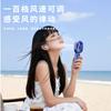 Portable USB Rechargeable Handheld Fan with Aromatherapy - Versatile for Desktop, Hanging Neck, and Outdoor Use