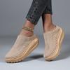 TUINANLE Women's Summer Shoes Casual Single Ladies Platform Shoes Soft Sole Cover Half Slippers Soft Walking Slippers