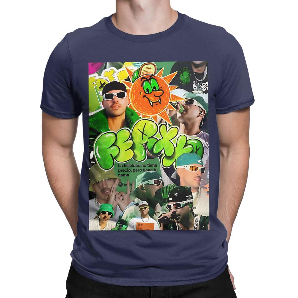 Collage Aesthetic Green Vibe Latin Street Art Funny 100 Cotton Tshirt Feid Tops Tees For Unisex